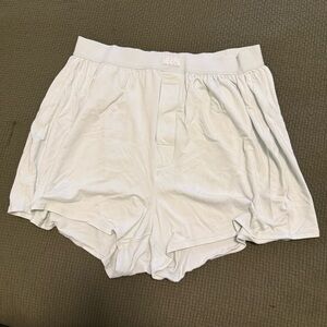 SKIMS Light Blue Modal Sleep Shorts